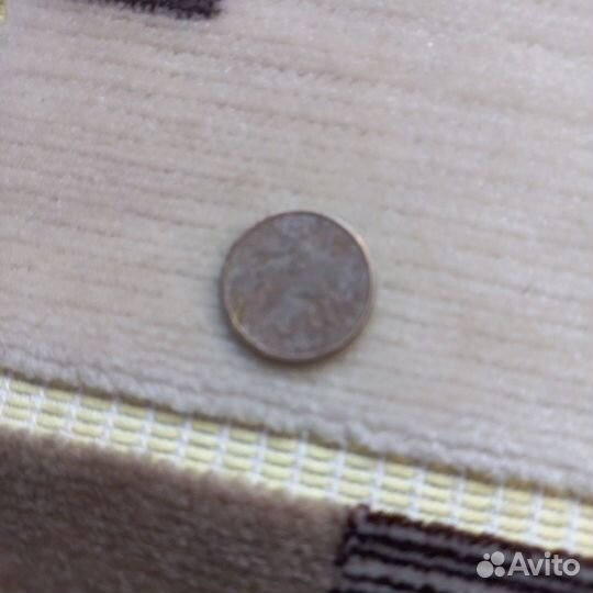 Монета 10 копеек 2002 года заводской брак