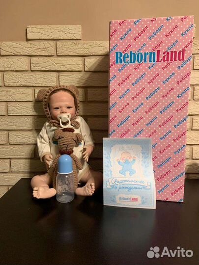 Кукла реборн силиконовая мальчик