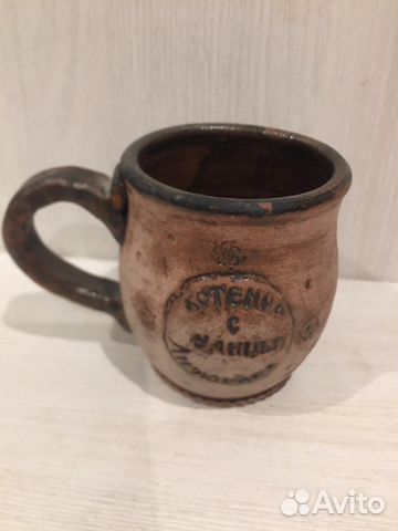 Кружка из глины