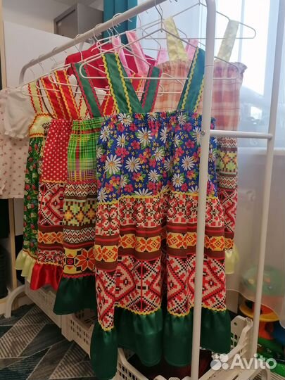 Костюм народный, сарафан, кокошник, р110-134
