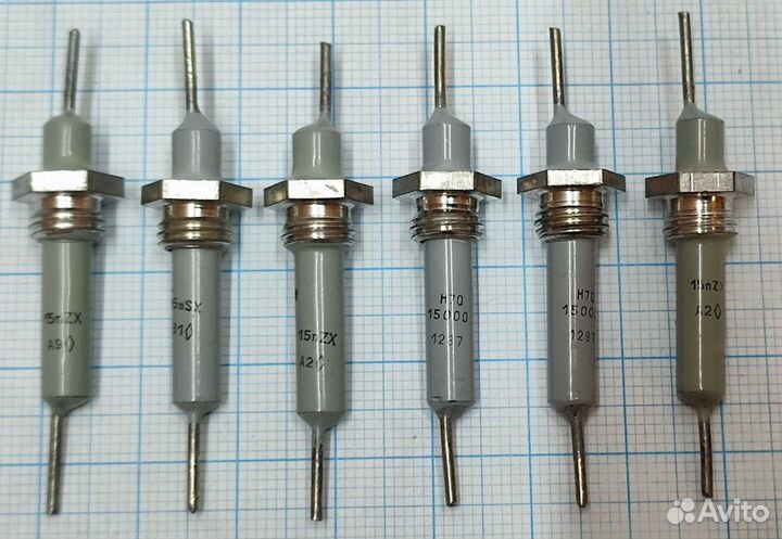 Конденсаторы ктп-3 Н70 15000пФ - 7 штук лот