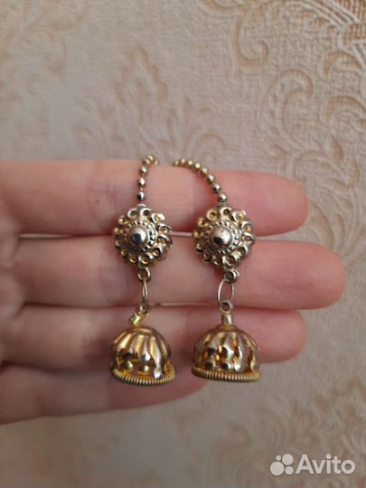 Серьги индийские джумки