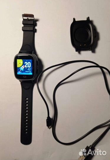 Детские умные часы JET KID Power 4G, черный