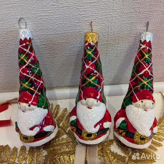 Елочные игрушки стекло