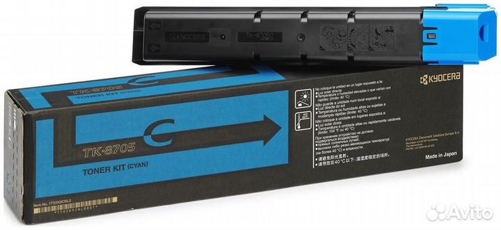 Картридж Kyocera TK-8705C (1T02K9CNL0) 1174357