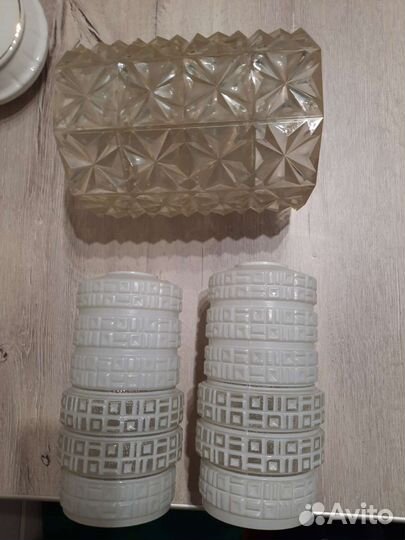 Плафоны для люстры СССР бу, плафоны