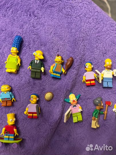 Lego фигурки simpsons