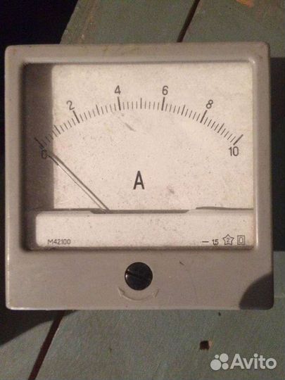 М42100, 1,5 кл, 79 г.в. (пред.изм 0-10 А)