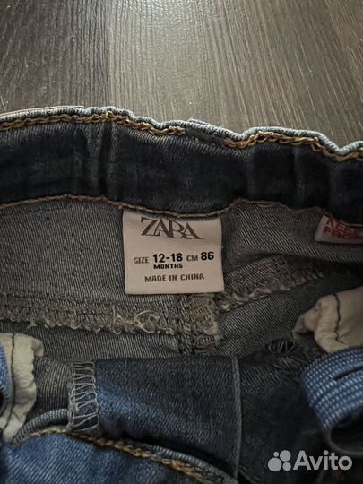 Джинсы zara детские