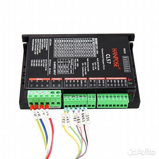 Сервошаговый двигатель nema 23 57HA56A4001 + драй