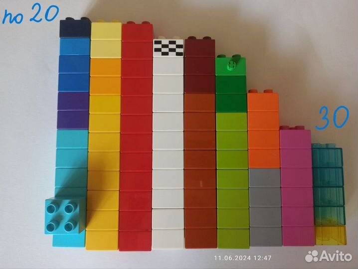 Lego duplo детали поштучно