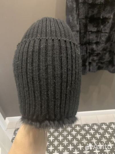 Шапка норковая женская