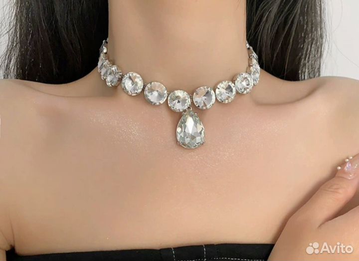 Новый чокер колье бижутерия