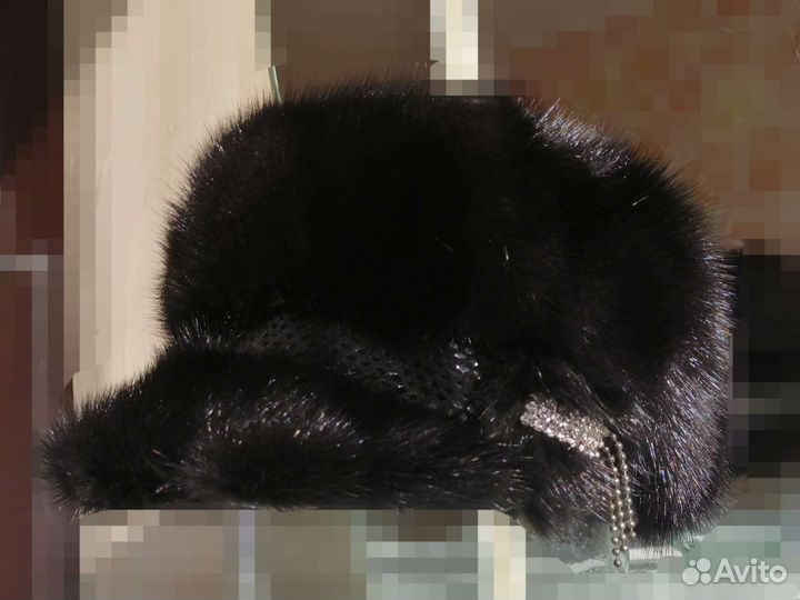 Зимняя кепка- новая шапка из норки, женская