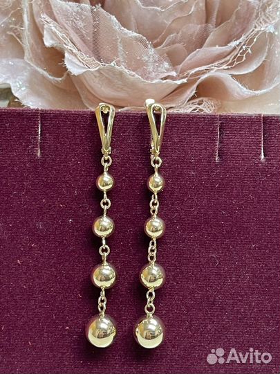 Золотые серьги