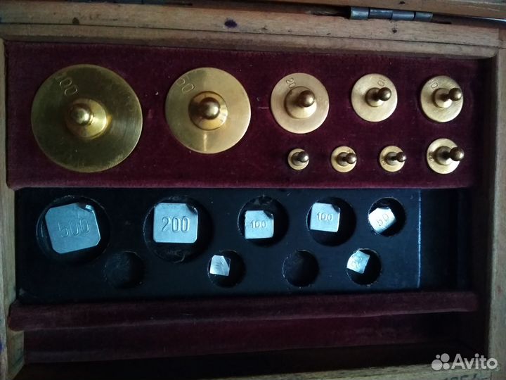 Набор латунных гирек для весов