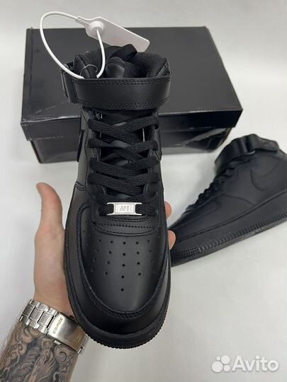 Кроссовки зимние nike air force 1 высокие