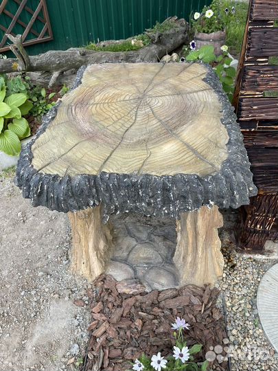 Стол из бетона в стиле 