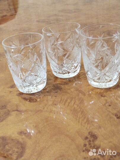 Бокалы, рюмки, стопки и потеряшки. Хрусталь