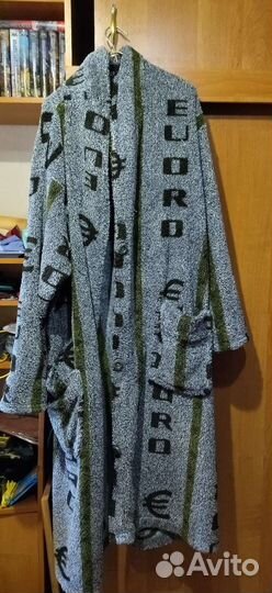 Мужской халат большого размера 56-58