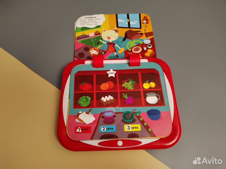 Планшет игровой азбукварик, развивающие игрушки