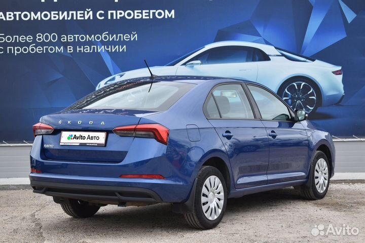 Skoda Rapid 1.6 AT, 2020, 73 417 км