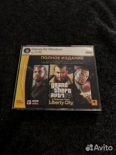 Диск на пк GTA 4 полное издание