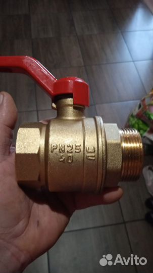 Кран шаровый ду 40