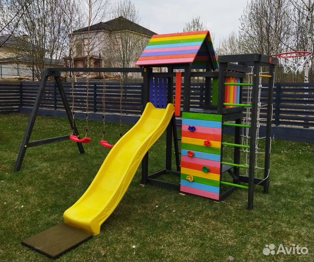 Игровой комплекс стиль black