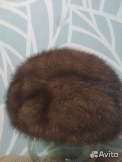 Берет женский норковый