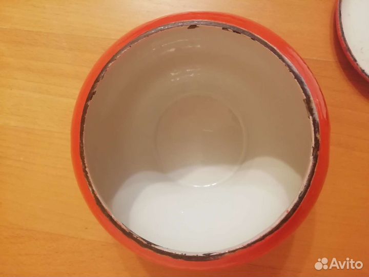 Горшок чугунный эмалированный СССР