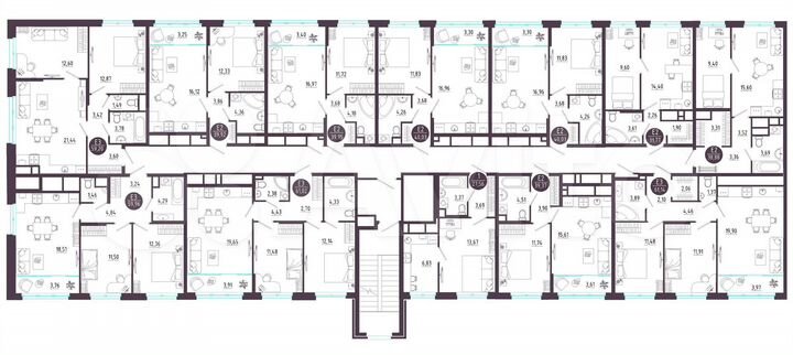 1-к. квартира, 27,6 м², 10/10 эт.