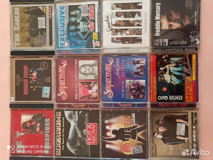 Рок группы на лицензированных сд