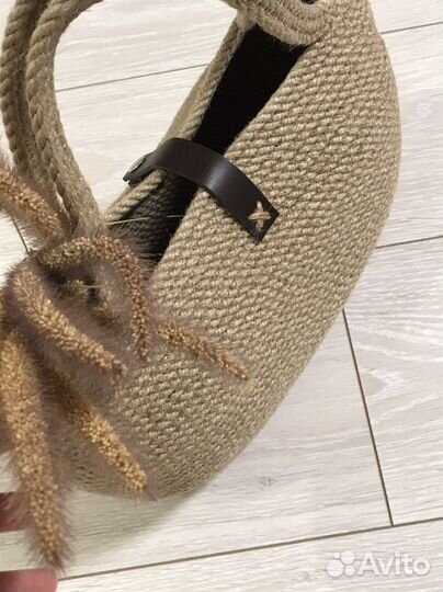 Сумка женская из джута
