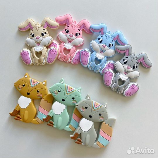 Силиконовый грызунок прорезыватель