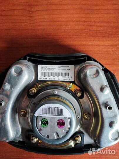 Подушка безопасности в руль SRS w163