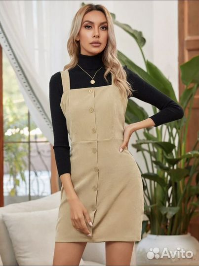 Платье вельветовое