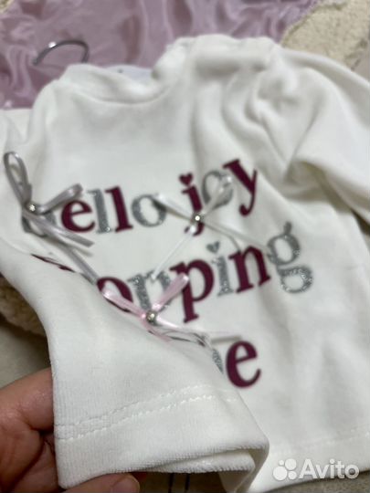 Костюмчики на девочку 68-74