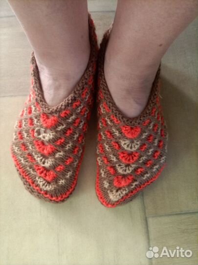 Вязанные следочки