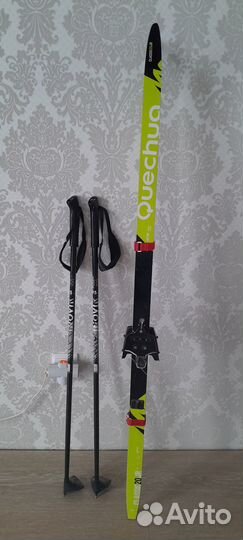 Лыжи беговые детские Quechua Classic20JR 140 см