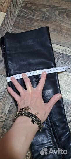 Сапоги кожаные женские 38 39