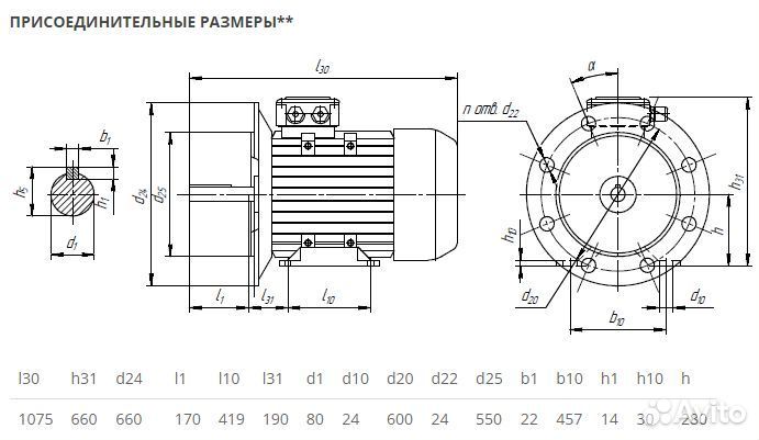 Электродвигатель аир 280М8 (75кВт-750об) новый