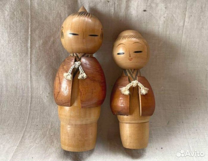 Старинные японские куклы Кокеси