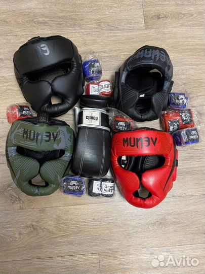 Шлема,бинты,капы