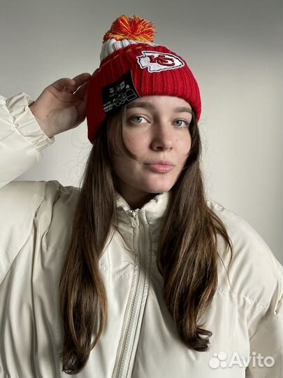 Шапка зимняя NFL Kansas City Chiefs