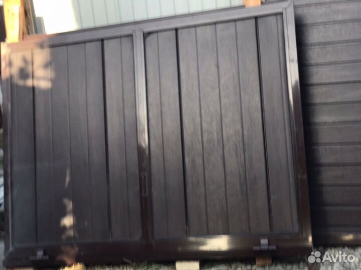 Ворота распашные калитка