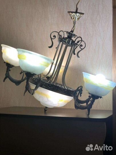 Люстра потолочная и бра бу