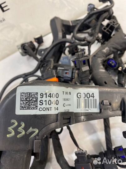 Проводка двигателя Hyundai Santa Fe TM D4HB 2020