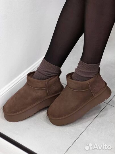 Угги из натуральной замши