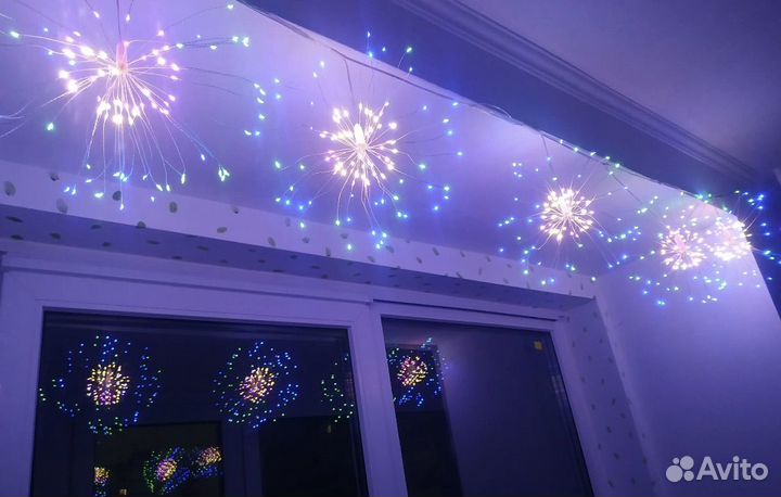 Гирлянда фейерверк